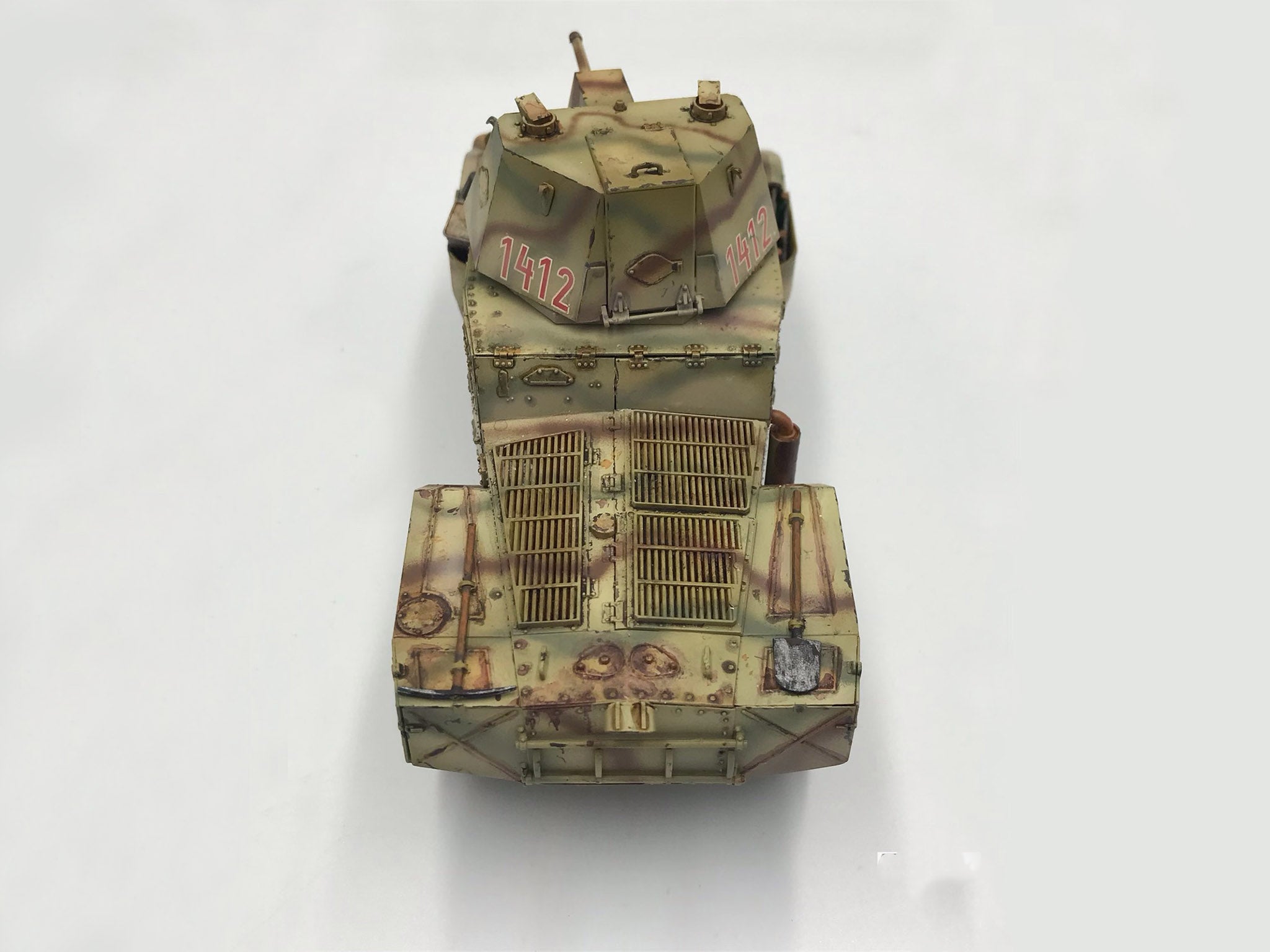 ICM 35377 Plastic model kit 1:35 Panzerspähwagen P204 (f) CDM turret WWII German