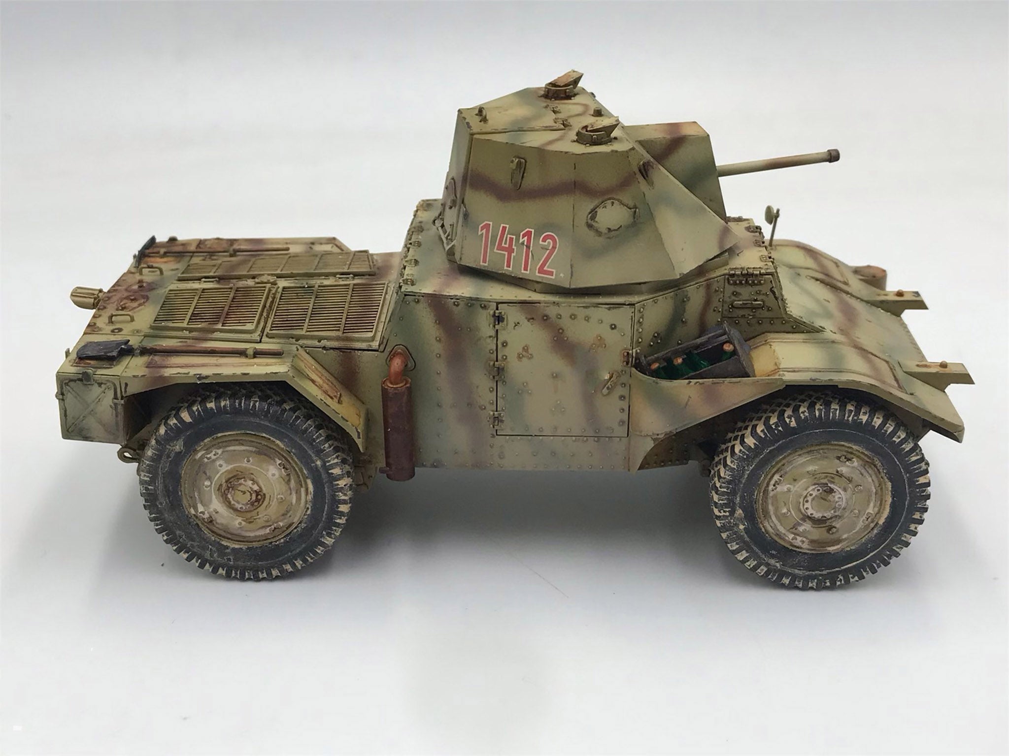 ICM 35377 Plastic model kit 1:35 Panzerspähwagen P204 (f) CDM turret WWII German