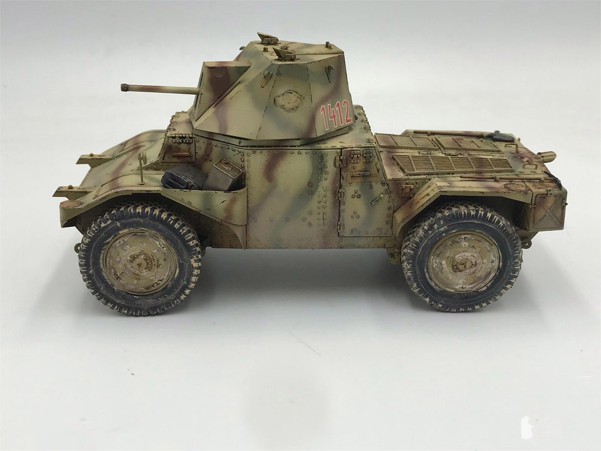 ICM 35377 Plastic model kit 1:35 Panzerspähwagen P204 (f) CDM turret WWII German