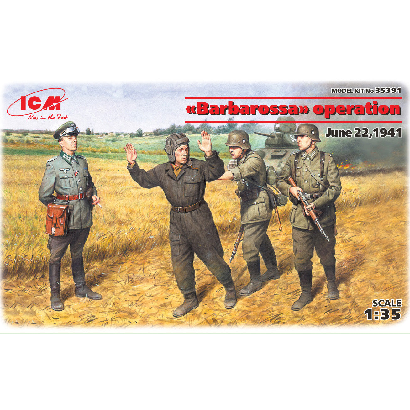 ICM 35391 Plastic model kit Scale figures 1:35 Barbarossa' operation, 1941