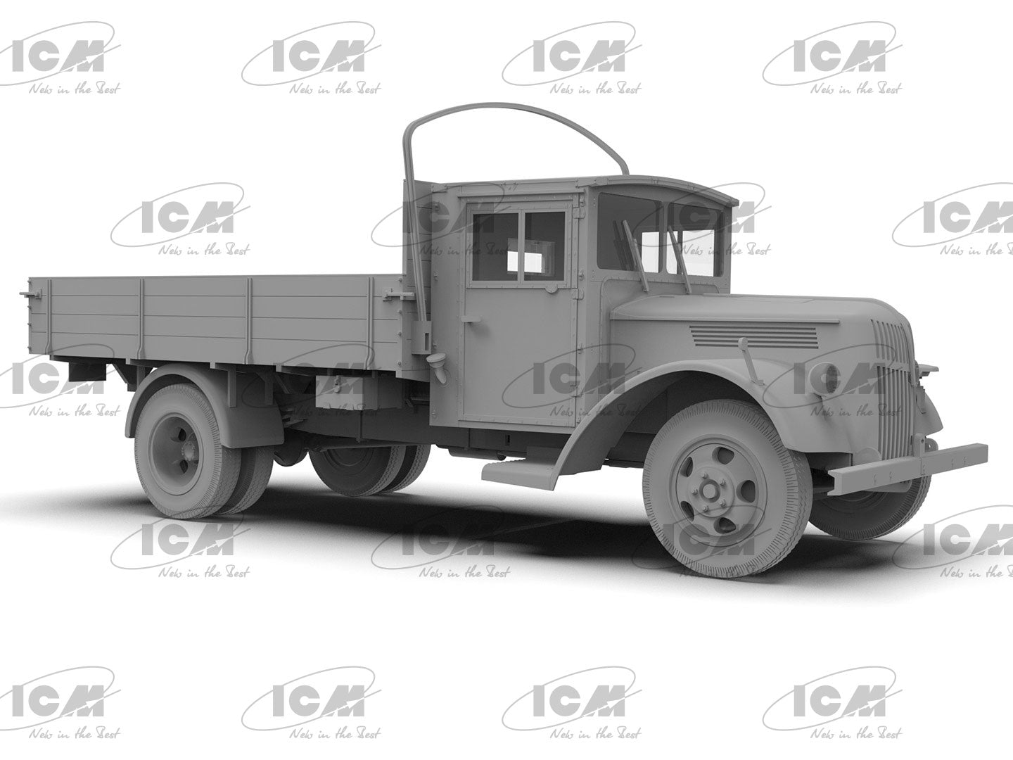 ICM 35409 Plastic model kit 1:35 V3000S ‘Einheitsfahrerhaus’ WWII German Truck