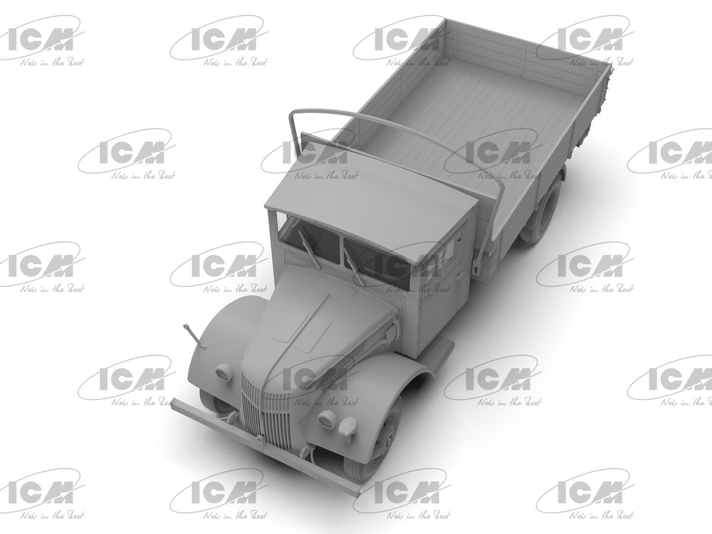 ICM 35409 Plastic model kit 1:35 V3000S ‘Einheitsfahrerhaus’ WWII German Truck