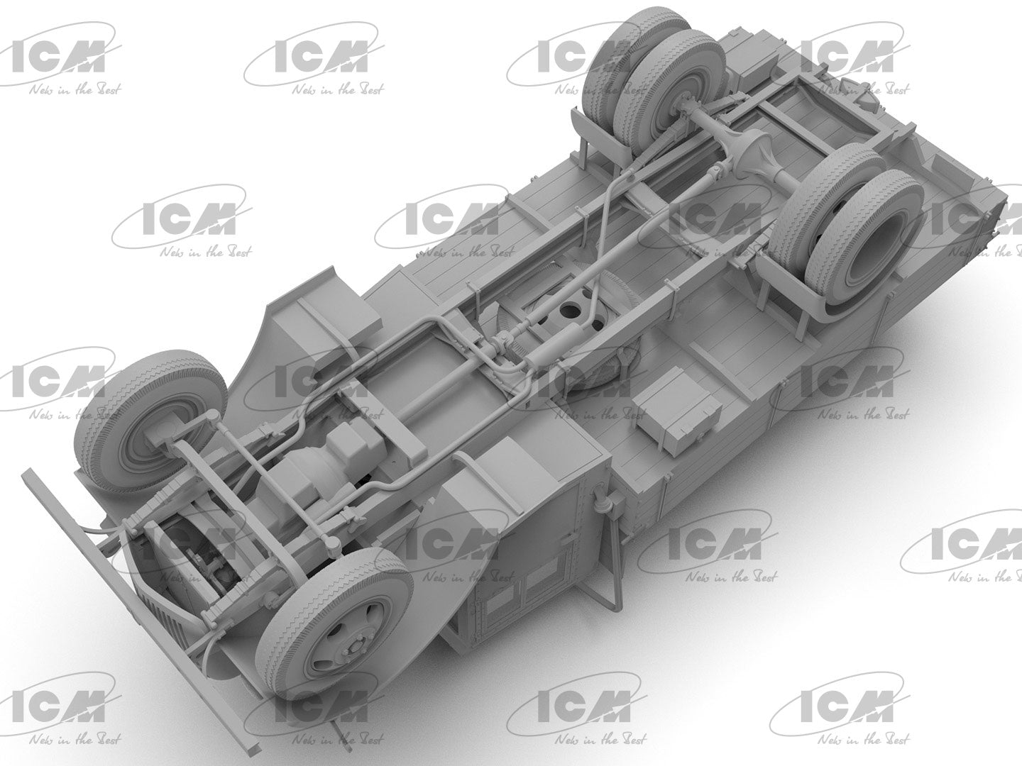 ICM 35409 Plastic model kit 1:35 V3000S ‘Einheitsfahrerhaus’ WWII German Truck
