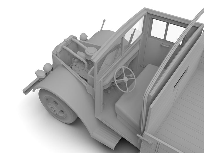ICM 35410 Scale 1:35 V3000S/SSM Maultier ‘Einheitsfahrerhaus’ WWII German Truck
