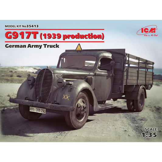 ICM 35413 Plastic model truck kit Scale 1:35 G917T (1939 production) German army