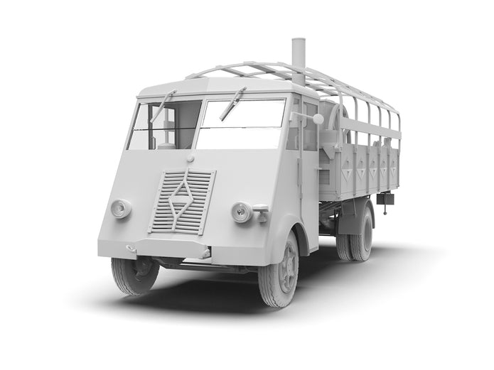 AHN ‘Gulaschkanone’ WWII German mobile field kitchen 1:35 ICM 35415 Model Kit