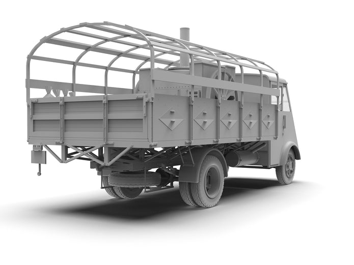 AHN ‘Gulaschkanone’ WWII German mobile field kitchen 1:35 ICM 35415 Model Kit