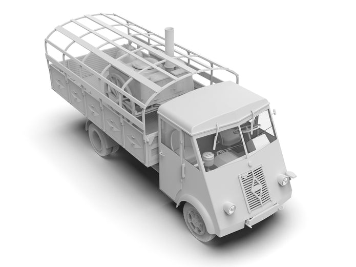 AHN ‘Gulaschkanone’ WWII German mobile field kitchen 1:35 ICM 35415 Model Kit