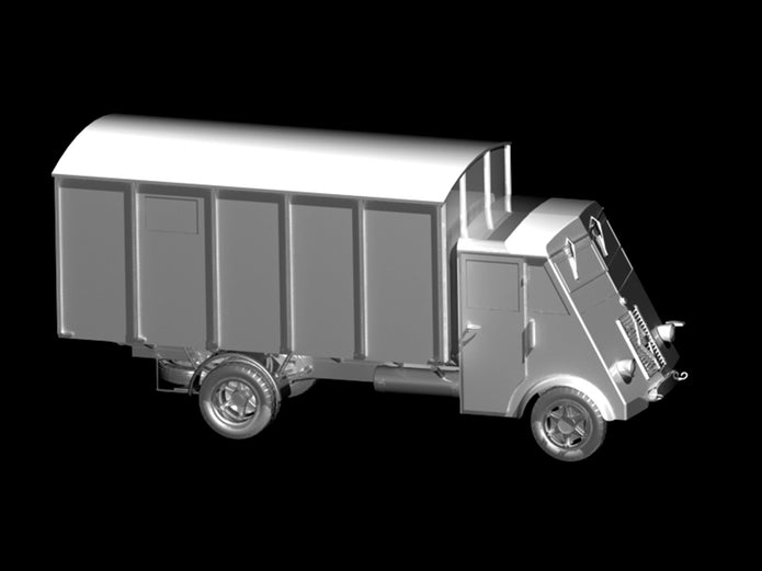 ICM 35417 Scale model kit 1:35 Lastkraftwagen 3.5 tAHN with shelter, WWII German