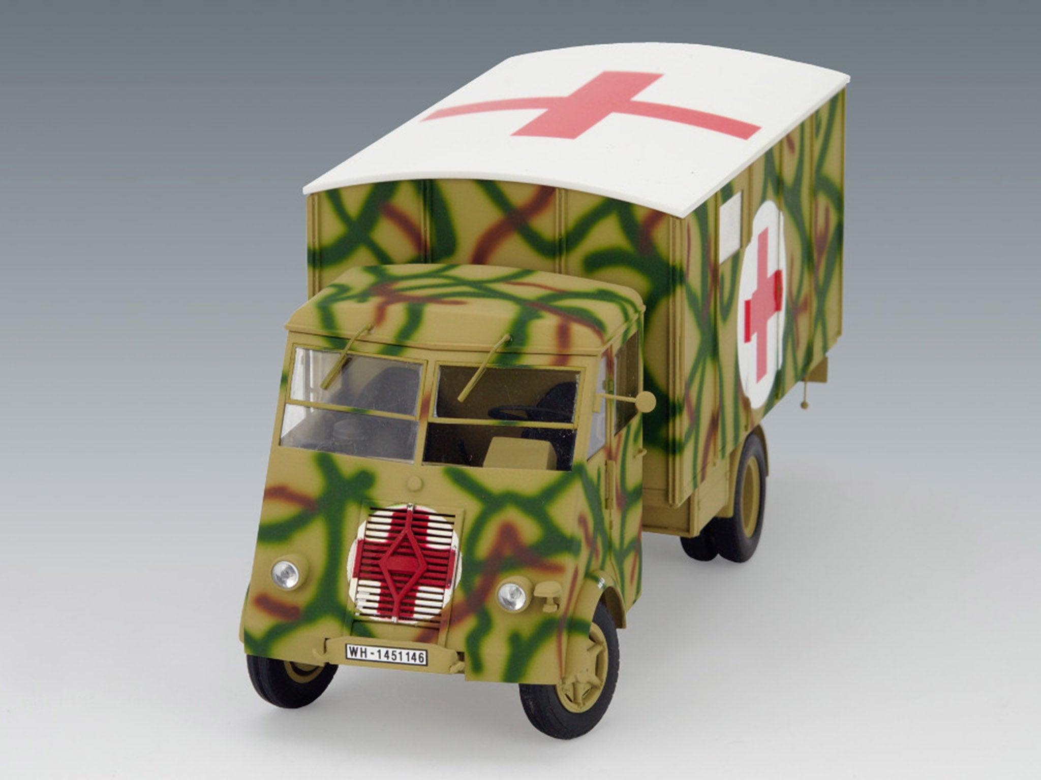 ICM 35417 Scale model kit 1:35 Lastkraftwagen 3.5 tAHN with shelter, WWII German