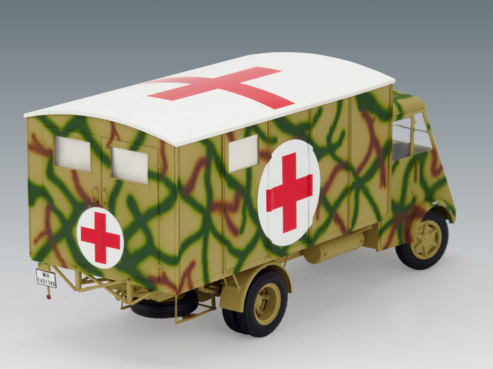 ICM 35417 Scale model kit 1:35 Lastkraftwagen 3.5 tAHN with shelter, WWII German