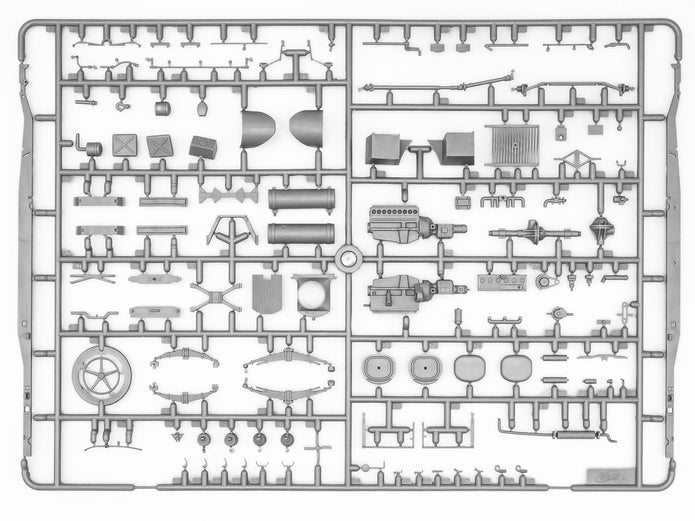ICM 35418 Plastic model kit 1:35 Lastkraftwagen 3,5 t AHN with German Drivers