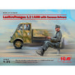 ICM 35418 Plastic model kit 1:35 Lastkraftwagen 3,5 t AHN with German Drivers
