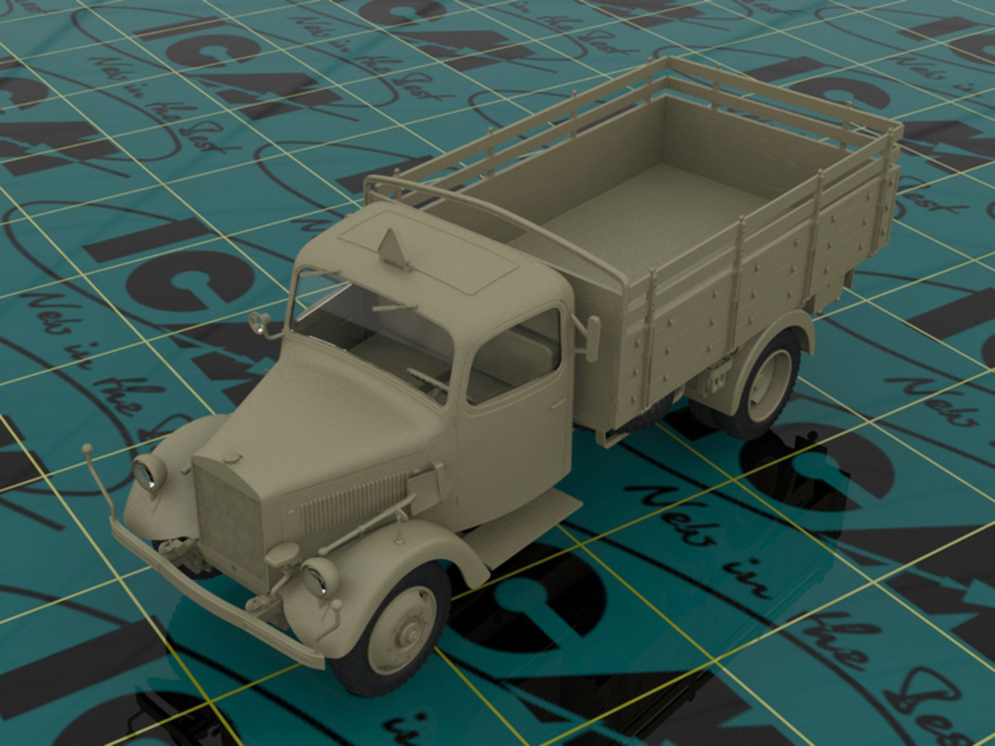 ICM 35420 Plastic model Truck kit Scale 1:35 WWII German Truck Typ L3000S
