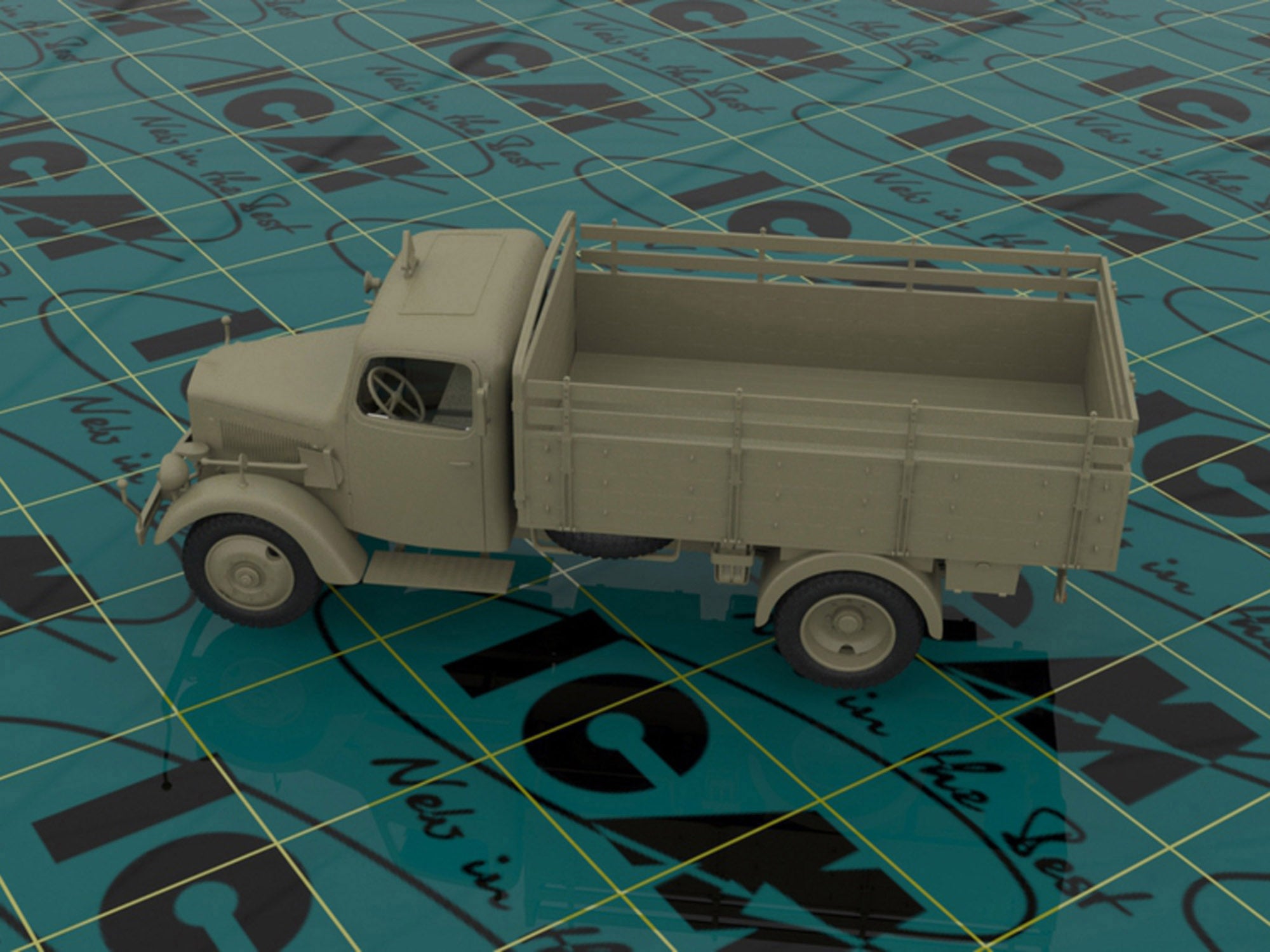 ICM 35420 Plastic model Truck kit Scale 1:35 WWII German Truck Typ L3000S