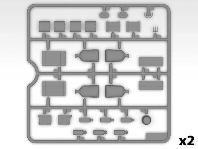 AHN “Gulaschkanone” with cooks Scale 1:35 ICM35421 Plastic Model Truck Kit