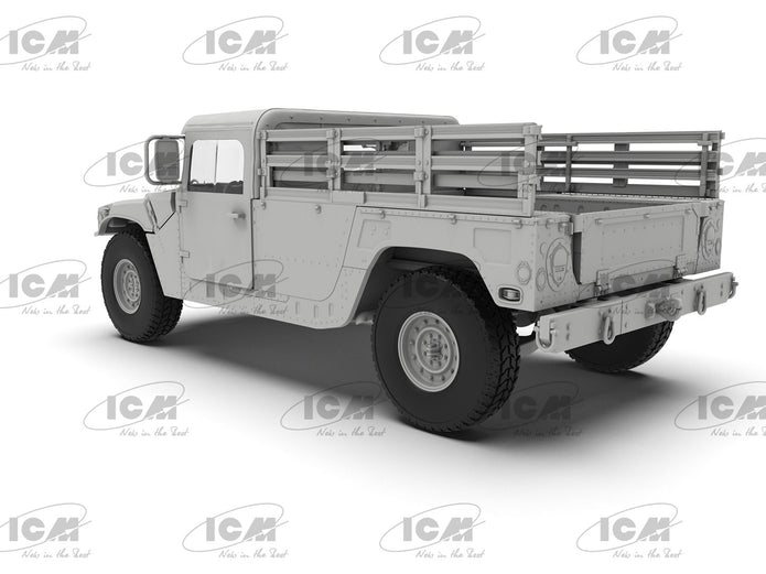 Cargo Carrier Humvee M1097A2 Scale 1:35 ICM35436 Plastic Model Armored vehicle Kit