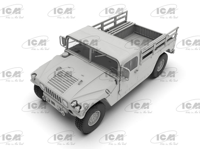 Cargo Carrier Humvee M1097A2 Scale 1:35 ICM35436 Plastic Model Armored vehicle Kit