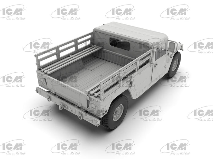 Cargo Carrier Humvee M1097A2 Scale 1:35 ICM35436 Plastic Model Armored vehicle Kit