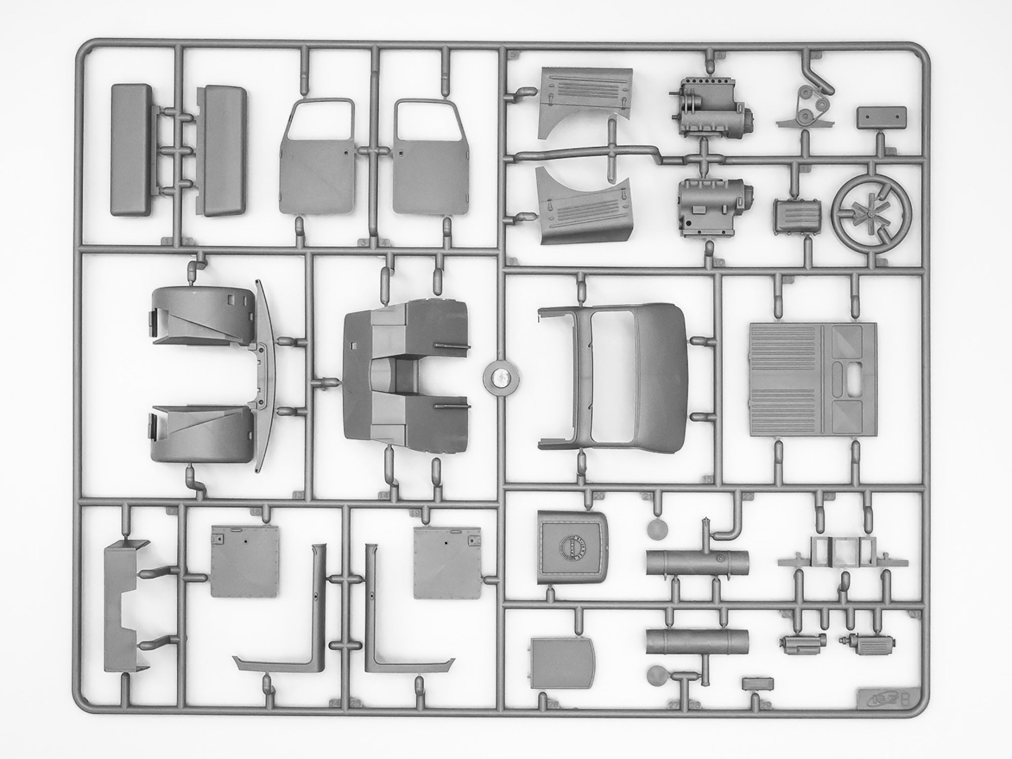 ICM 35454 Plastic model truck kit Scale 1:35 KHD A3000, German truck, WWII