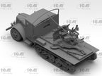 Sd.Kfz.3b with Flak 38 Truppenluftschutzwagen Scale 1:35 ICM35455 Plastic Model Truck Kit