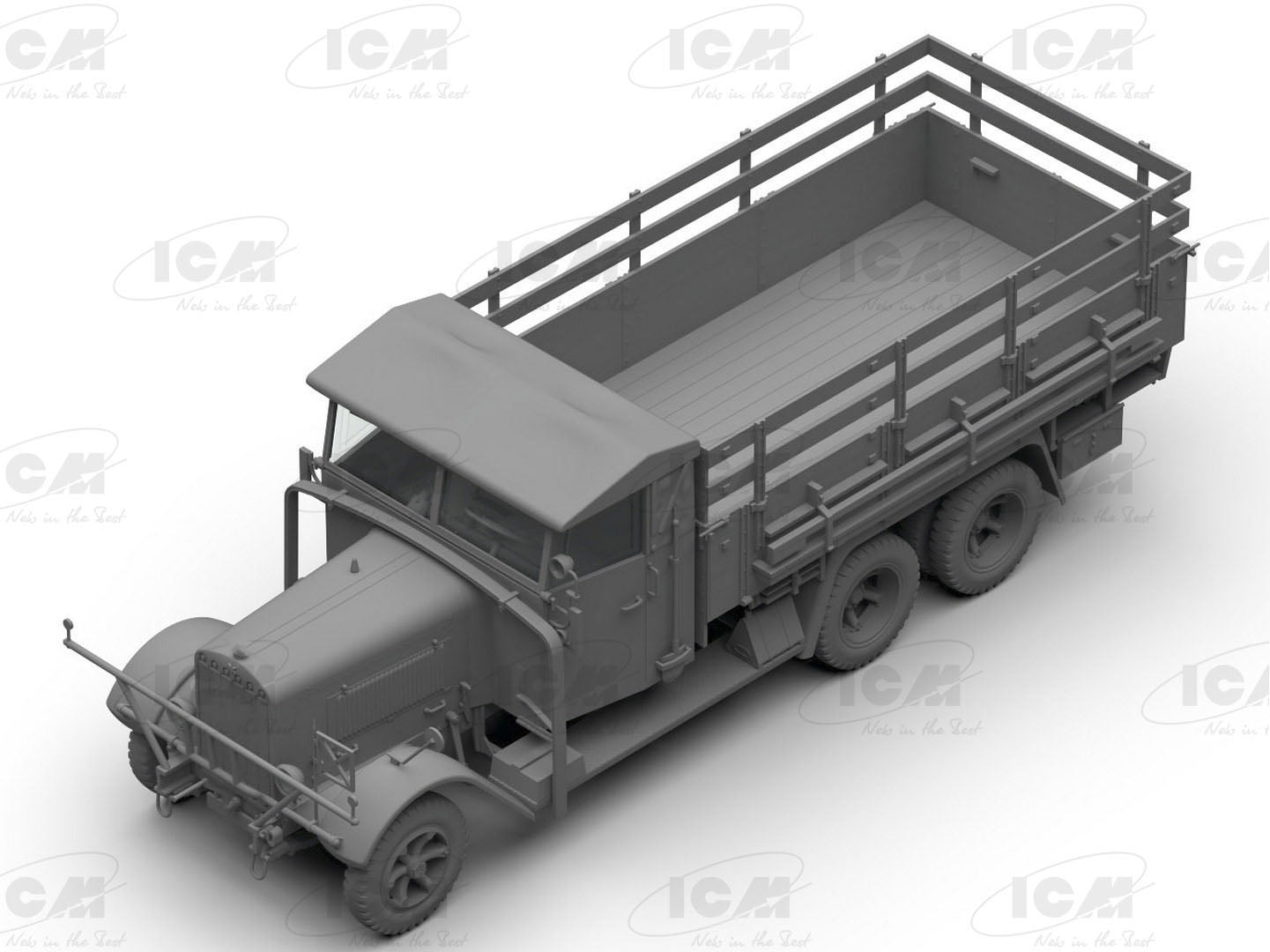 ICM 35466 Plastic model kit Scale 1:35 Henschel 33D1 WWII German army truck