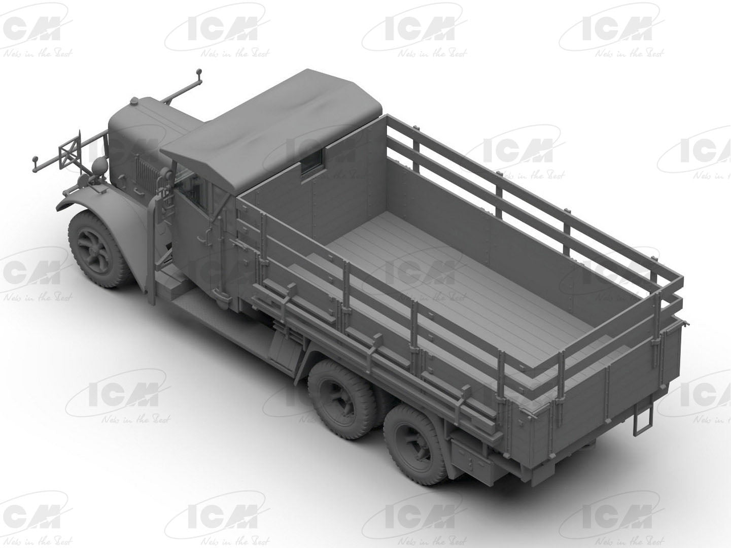 ICM 35466 Plastic model kit Scale 1:35 Henschel 33D1 WWII German army truck