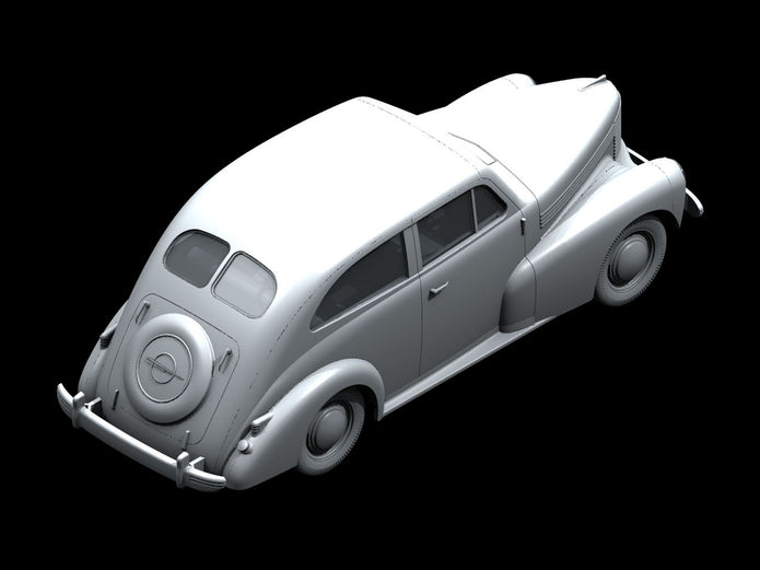 ICM35476 Plastic model kit Scale 1:35 Kapitan 2door saloon WWII German staff car