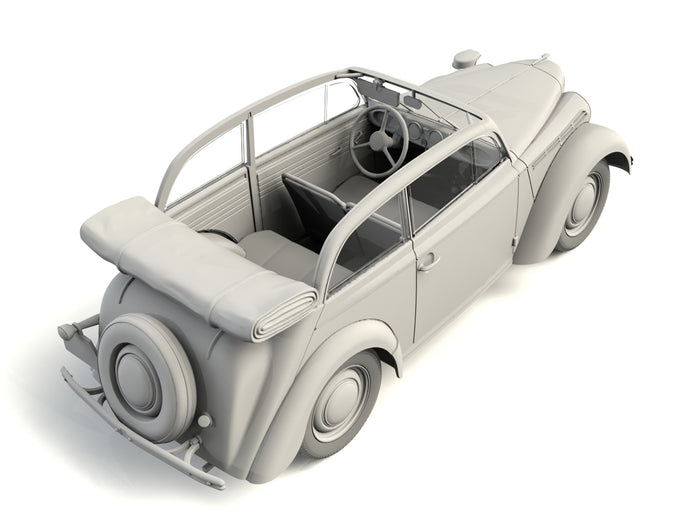 ICM 35483 Scale model kit 1:35 Kadett K38 Cabriolimousine, WWII German Staff Car