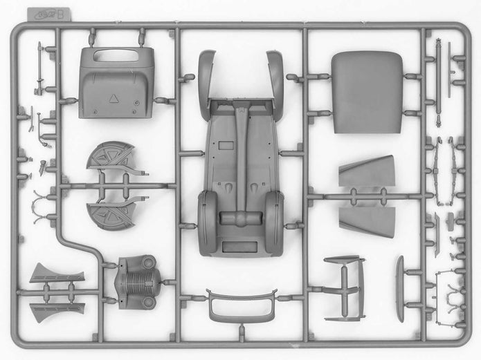 ICM 35484 Plastic model kit Scale 1:35 Moskvitch-401-420A, Soviet passenger car