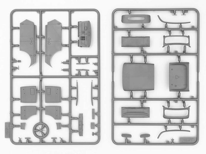 ICM 35484 Plastic model kit Scale 1:35 Moskvitch-401-420A, Soviet passenger car