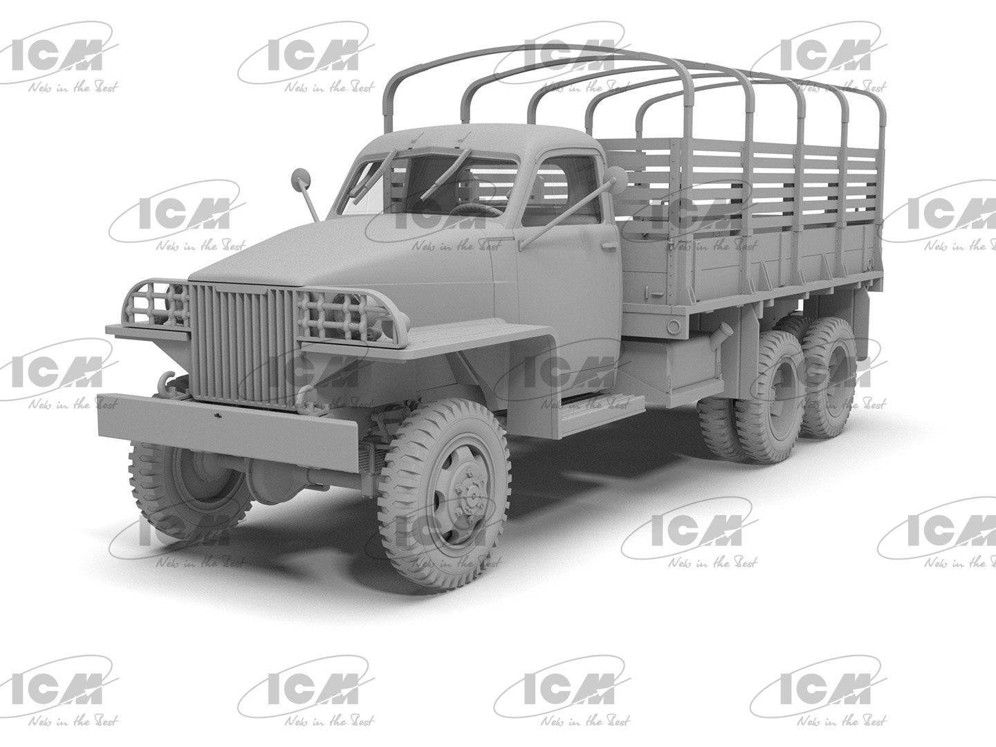 Studebaker US6-U3 US military truck Scale 1:35 ICM 35490 - Plastic Model Kit