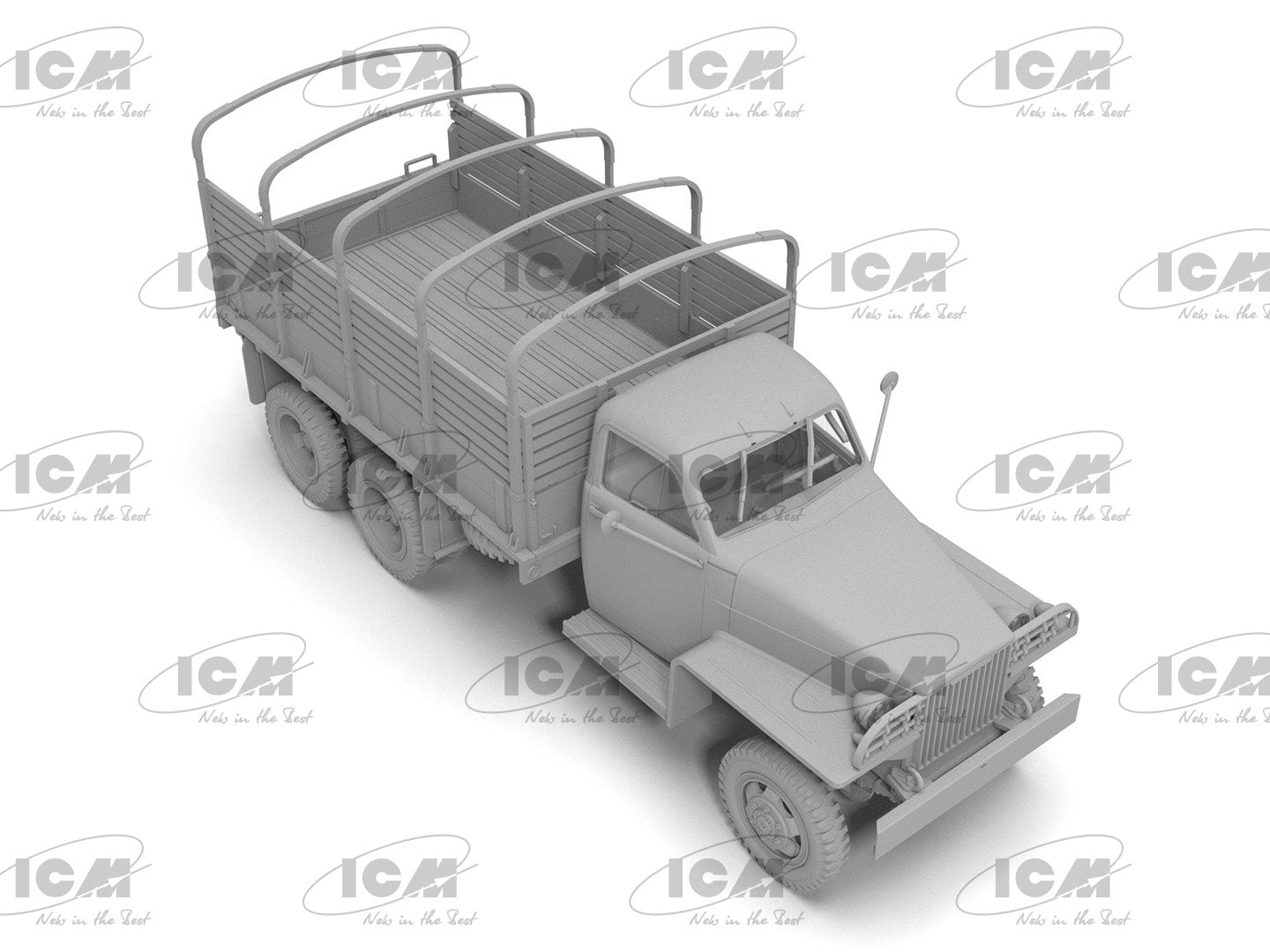 Studebaker US6-U3 US military truck Scale 1:35 ICM 35490 - Plastic Model Kit