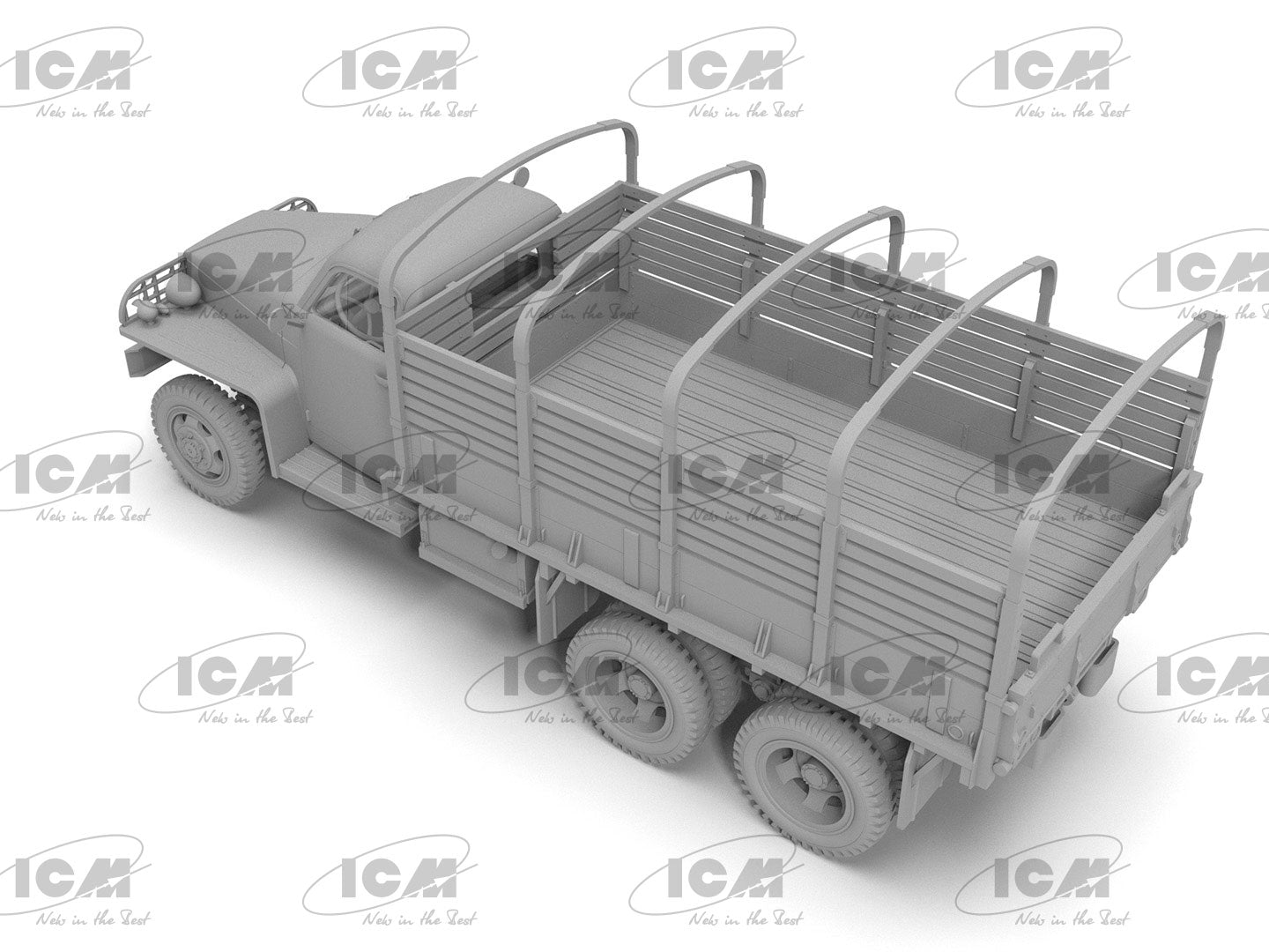 Studebaker US6-U3 US military truck Scale 1:35 ICM 35490 - Plastic Model Kit