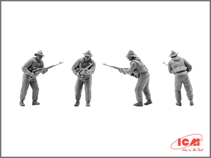 ICM35501 Scale  model kit 1:35 Soviet special troops Soviet-Afghan war 1979-1988