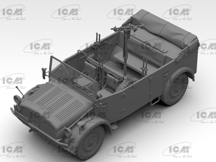 Kfz.70 with MG 34. WWII German military vehicle Plastic Model Kit 1:35 ICM 35502