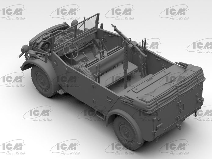 Kfz.70 with MG 34. WWII German military vehicle Plastic Model Kit 1:35 ICM 35502