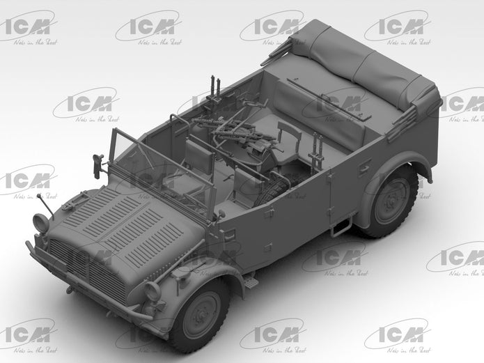 ICM 35503 Scale 1:35 s.E.Pkw Kfz.70 with base 36 German military vehicle WWII