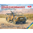 ICM 35503 Scale 1:35 s.E.Pkw Kfz.70 with base 36 German military vehicle WWII