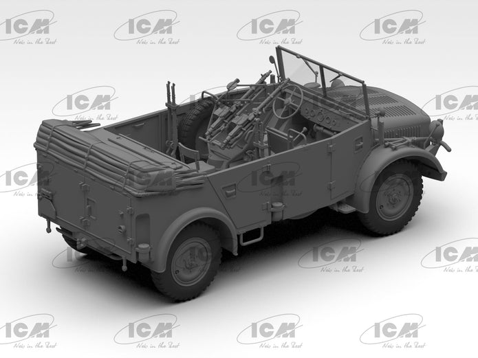 ICM 35503 Scale 1:35 s.E.Pkw Kfz.70 with base 36 German military vehicle WWII