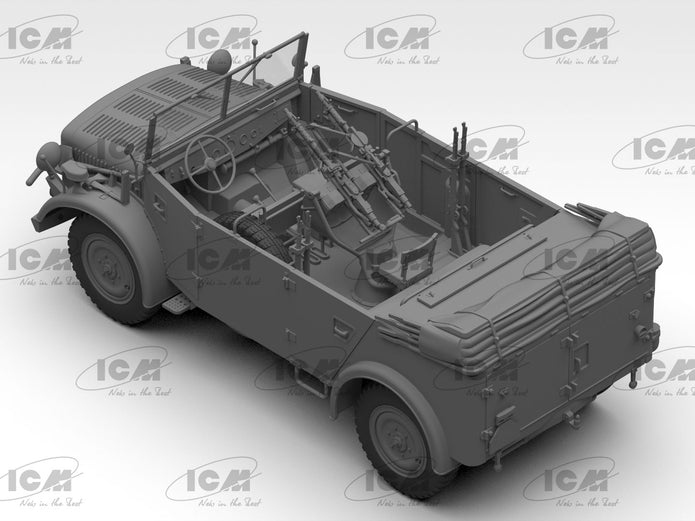 ICM 35503 Scale 1:35 s.E.Pkw Kfz.70 with base 36 German military vehicle WWII