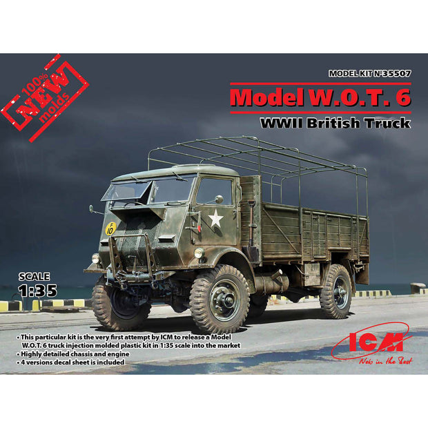 ICM 35507 Plastic model Truck kit Scale 1:35 Model W.O.T. 6 - modelling kit