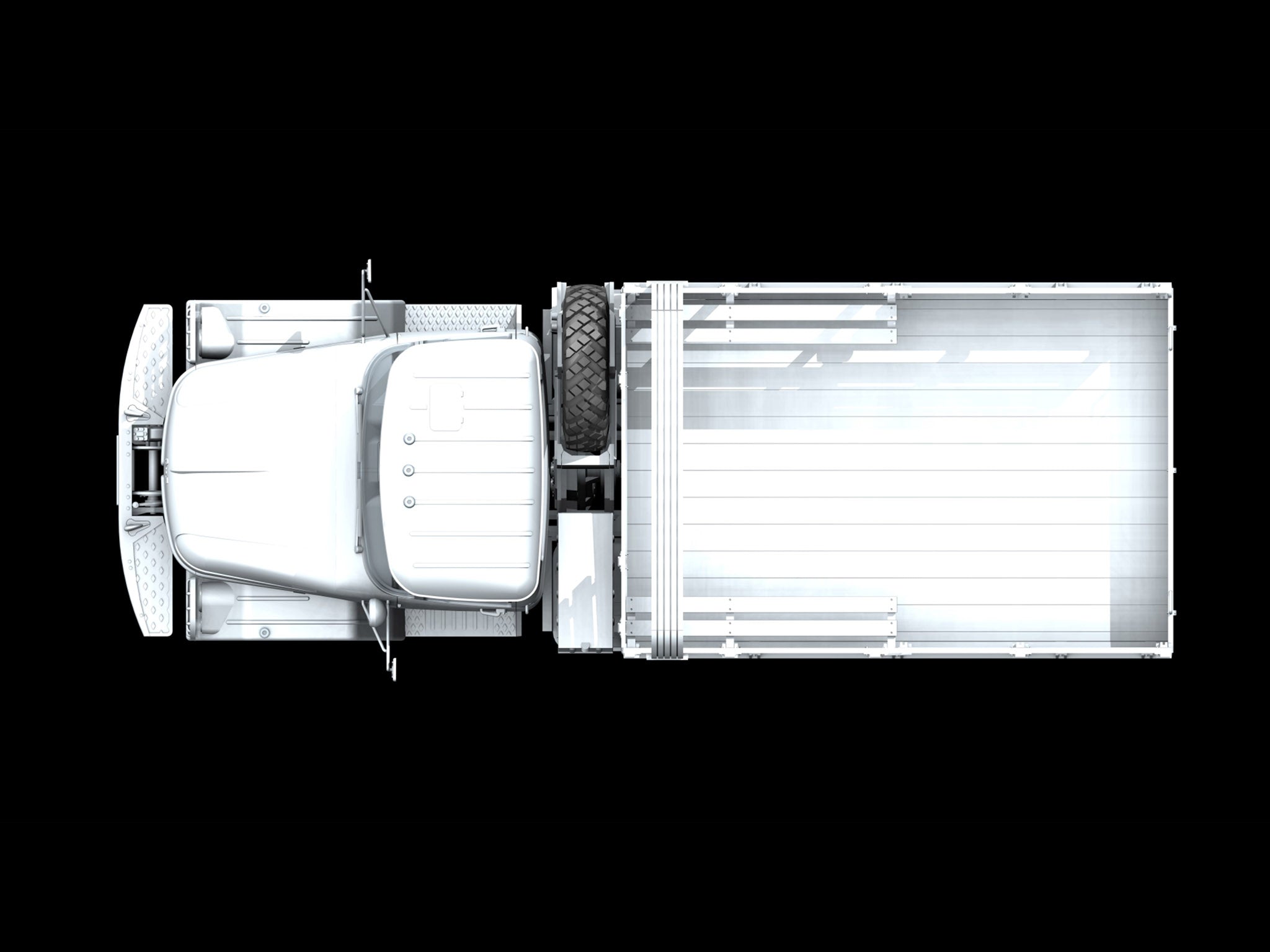 ICM 35515 Plastic model car kit Scale 1:35 ZiL-131, Soviet Army Truck kits model