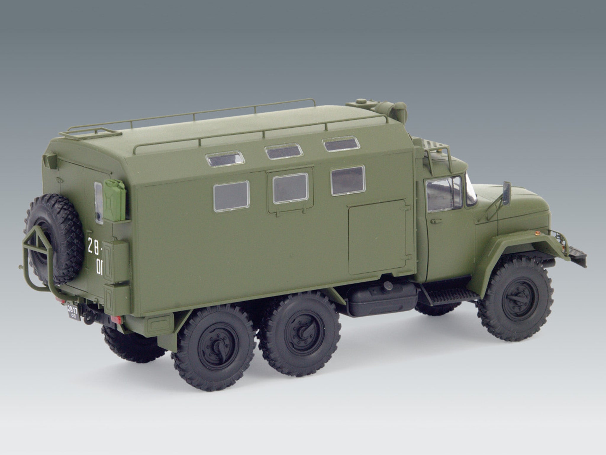 ICM 35517 Plastic model kit Scale 1:35 ZiL-131 KShM Soviet Army command vehicle