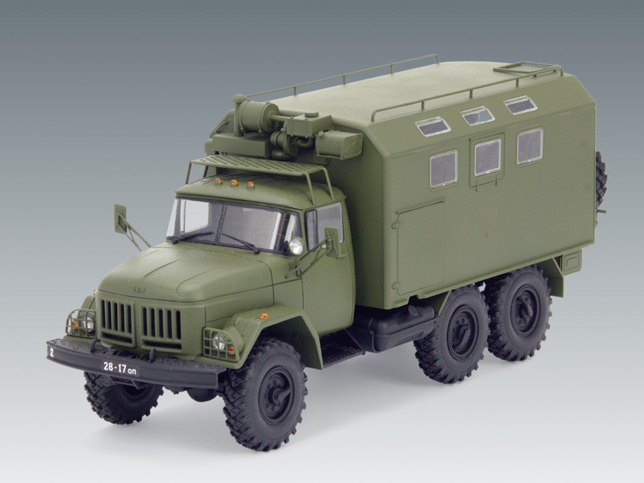 ICM 35517 Plastic model kit Scale 1:35 ZiL-131 KShM Soviet Army command vehicle