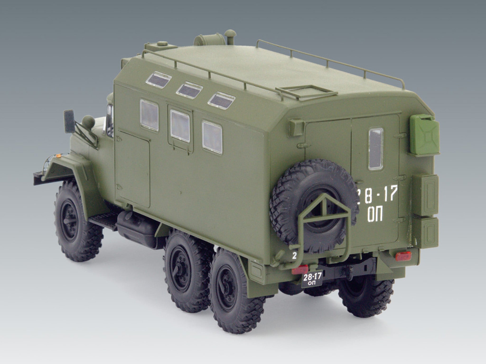 ICM 35517 Plastic model kit Scale 1:35 ZiL-131 KShM Soviet Army command vehicle