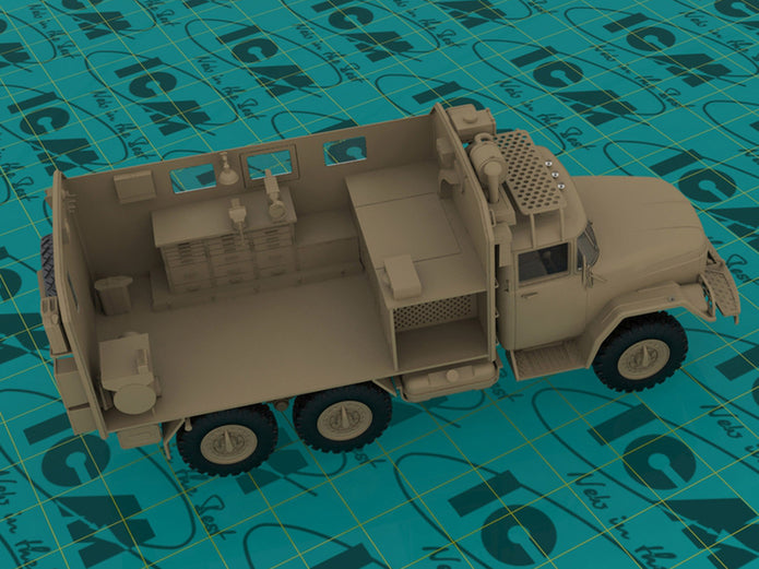 ICM 35518 Plastic model kit Scale 1:35 Soviet vehicle ZiL-131, Emergency service