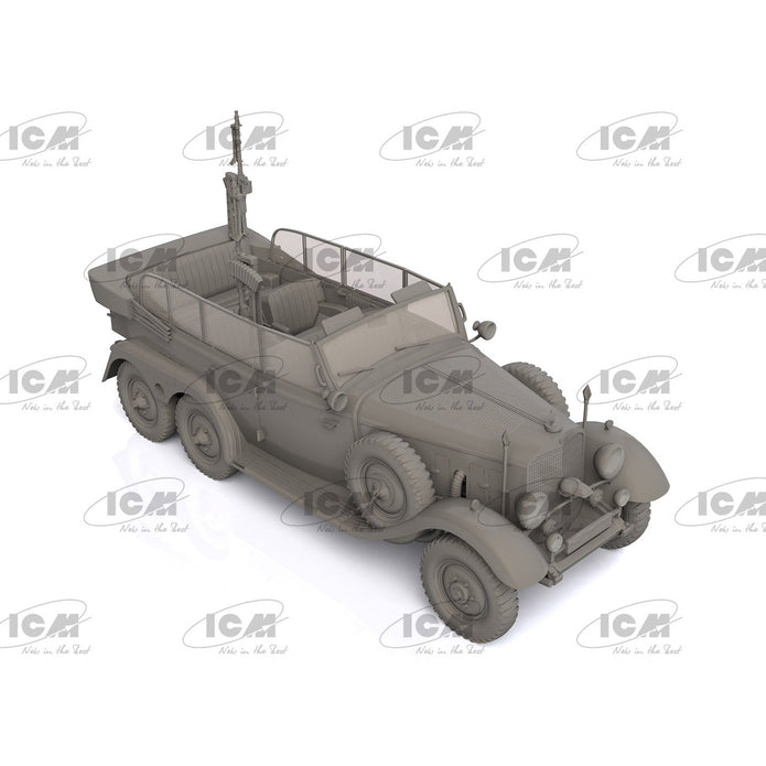 ICM 35530 Plastic model kit 1:35 TypeG4 Partisanenwagen armament WWII German car