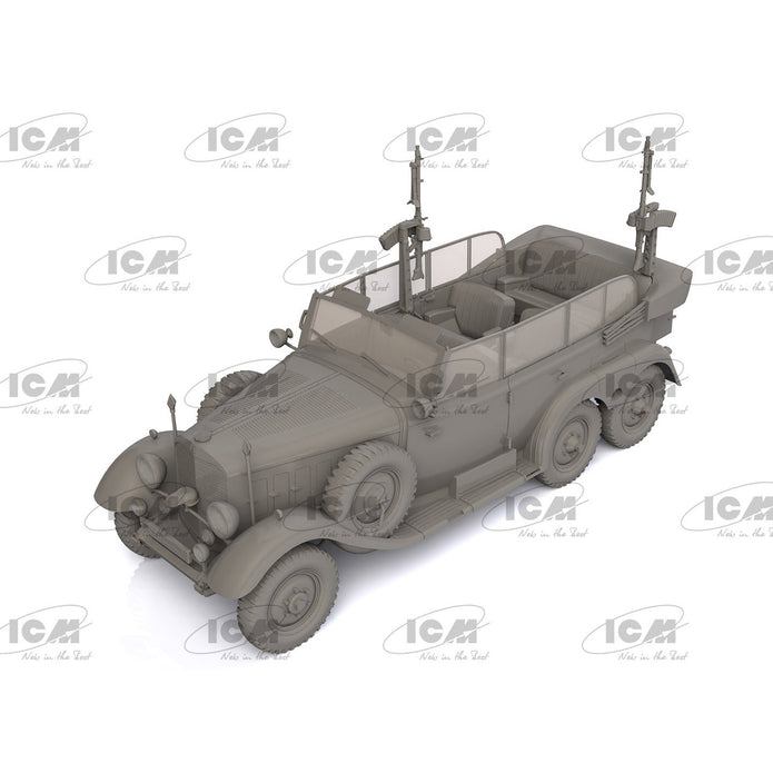 ICM 35530 Plastic model kit 1:35 TypeG4 Partisanenwagen armament WWII German car