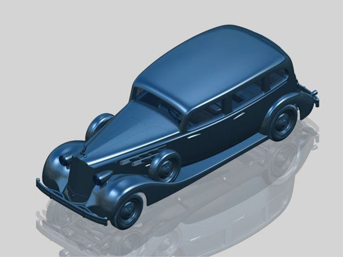 ICM 35535 Plastic model kit Scale 1:35 Packard Twelve Model 1936 with passengers
